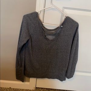 grey sweater !